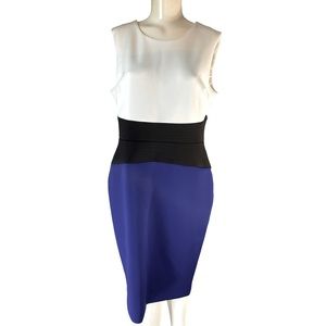 Calvin Klein color block dress size 14